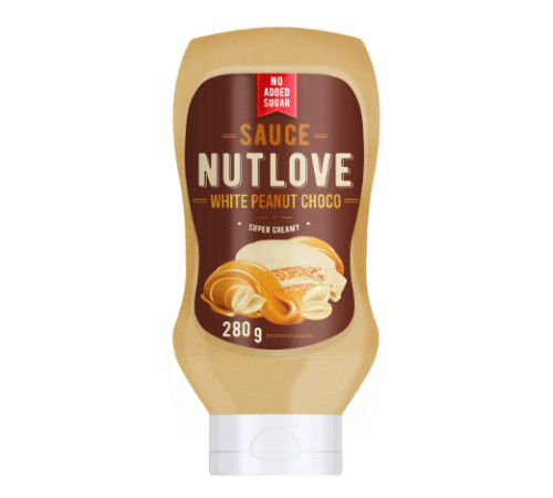 Sause Nutlove - 280g White Peanut Choco Sause Nutlove - 280g White Peanut Choco