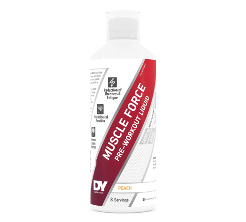 DY Nutrition Muscle Force PWO Liquid - 500ml Peach DY Nutrition Muscle Force PWO Liquid - 500ml Peach