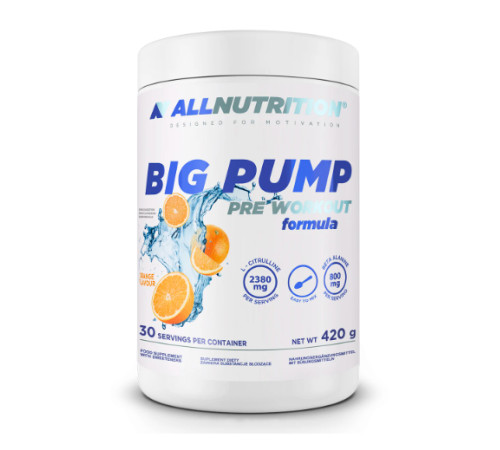 Big Pump Pre Workaut Formula - 420g Orange Big Pump Pre Workaut Formula - 420g Orange