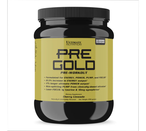 Pre Gold - 8g Trial Size Cherry Limeade Pre Gold - 8g Trial Size Cherry Limeade