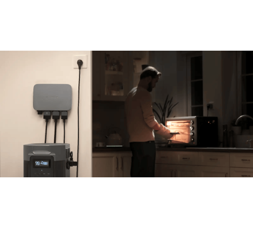 Комплект енергонезалежності EcoFlow PowerStream - мікроінвертор 800W + зарядна станція Delta Pro Комплект енергонезалежності EcoFlow PowerStream - мікроінвертор 800W + зарядна станція Delta Pro