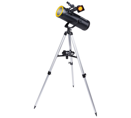 Телескоп Bresser Solarix 114/500 AZ Carbon з сонячним фільтром і адаптером для смартфона (4614505) Телескоп Bresser Solarix 114/500 AZ Carbon з сонячним фільтром і адаптером для смартфона (4614505)