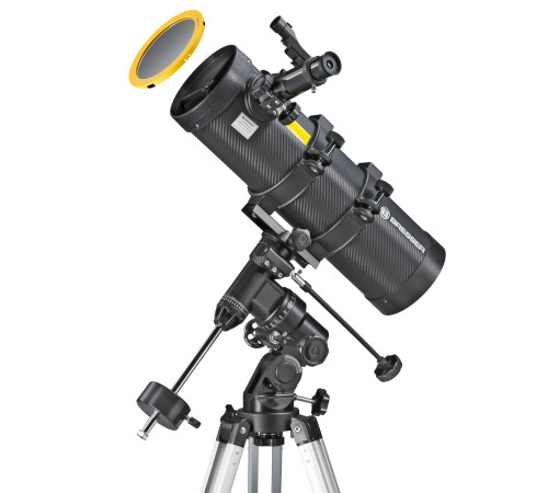 Телескоп Bresser Spica 130/1000 EQ3 Carbon з сонячним фільтром і адаптером для смартфона (4630100) Телескоп Bresser Spica 130/1000 EQ3 Carbon з сонячним фільтром і адаптером для смартфона (4630100)