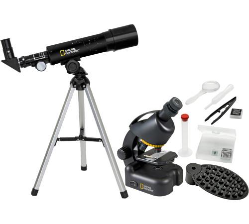 Мікроскоп National Geographic Junior 40x-640x + Телескоп 50/360 з кейсом (9118200)