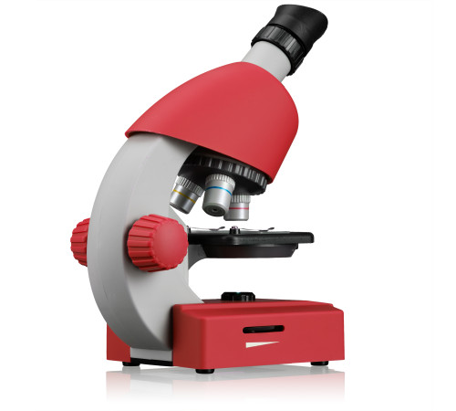 Мікроскоп Bresser Junior 40x-640x Red з набором для дослідів та адаптером для смартфона (8851300E8G000) Мікроскоп Bresser Junior 40x-640x Red з набором для дослідів та адаптером для смартфона (8851300E8G000)