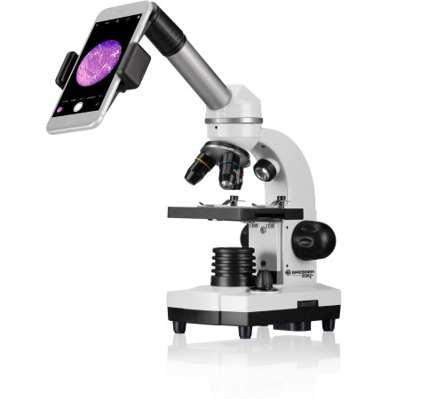 Мікроскоп Bresser Junior Biolux SEL 40x-1600x з адаптером для смартфона + кейс (8855610GYE000) Мікроскоп Bresser Junior Biolux SEL 40x-1600x з адаптером для смартфона + кейс (8855610GYE000)