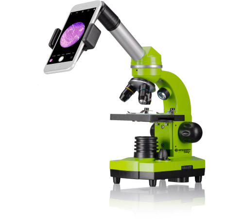 Мікроскоп Bresser Junior Biolux SEL 40x-1600x Green з адаптером для смартфона (8855600B4K000) Мікроскоп Bresser Junior Biolux SEL 40x-1600x Green з адаптером для смартфона (8855600B4K000)