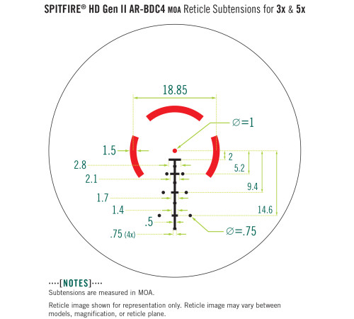 Приціл оптичний Vortex Spitfire 3x Prism II Scope AR-BDC4 Reticle (SPR-300) Приціл оптичний Vortex Spitfire 3x Prism II Scope AR-BDC4 Reticle (SPR-300)