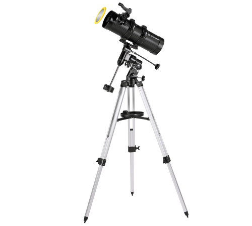 Телескоп Bresser Pluto II 114/500 EQ Carbon з сонячним фільтром та адаптером для смартфона (4614500) Телескоп Bresser Pluto II 114/500 EQ Carbon з сонячним фільтром та адаптером для смартфона (4614500)