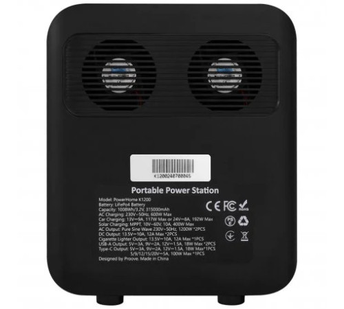 Портативна зарядна станція Proove PowerHome K1200 Портативна зарядна станція Proove PowerHome K1200
