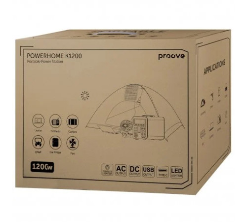 Портативна зарядна станція Proove PowerHome K1200 Портативна зарядна станція Proove PowerHome K1200