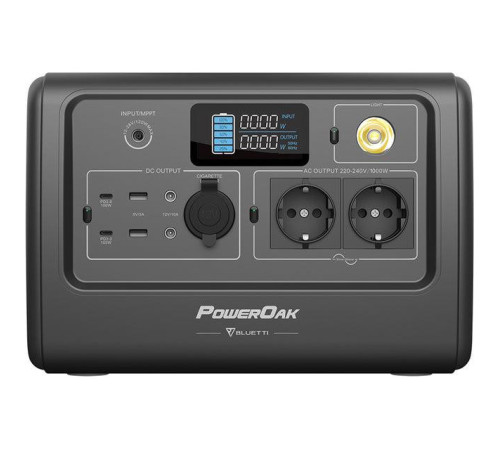 Зарядна станція Bluetti PowerOak EB70 Portable Power Station 1000W 716Wh Зарядна станція Bluetti PowerOak EB70 Portable Power Station 1000W 716Wh