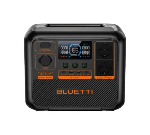 Зарядна станція BLUETTI AC70P 1000W 864Wh EU Зарядна станція BLUETTI AC70P 1000W 864Wh EU