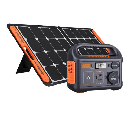 Зарядна станція Jackery 500 + Jackery SolarSaga 100W Зарядна станція Jackery 500 + Jackery SolarSaga 100W