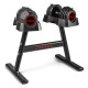 Стійка для гантелей Gymstick Quick‑Lock, чорно-червона