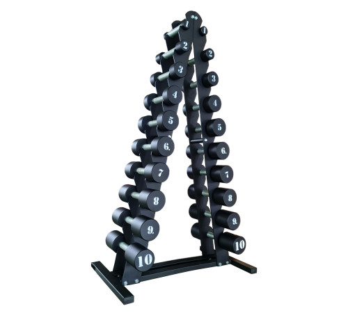 Стійка для гантелей RN-Sport St-ELK 1-10 кг, чорна