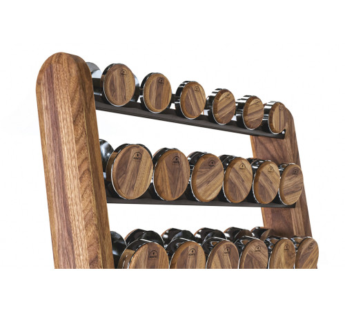 Стійка з гантелями NOHRD Classic Walnut