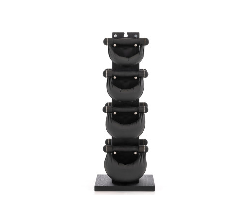 Стійка з гантелями NOHRD SwingBell Tower Set Shadow Leather 2-8 кг