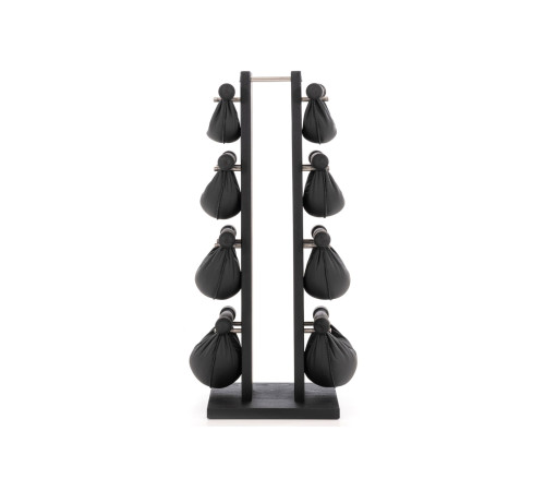 Стійка з гантелями NOHRD SwingBell Tower Set Shadow Leather 2-8 кг