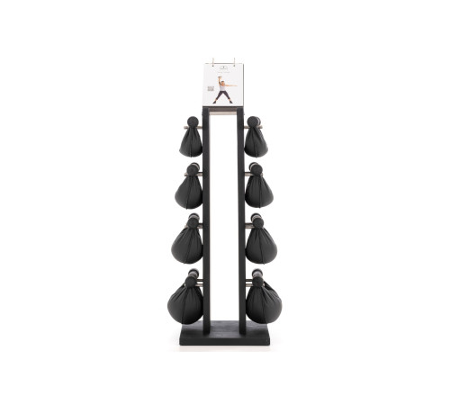 Стійка з гантелями NOHRD SwingBell Tower Set Shadow Leather 2-8 кг