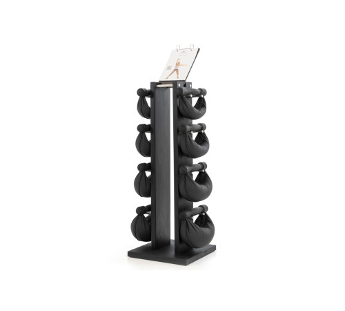 Стійка з гантелями NOHRD SwingBell Tower Set Shadow Leather 2-8 кг