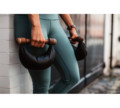 Гантелі з підставкою NOHRD Shadow Ash Leather 2-8 кг