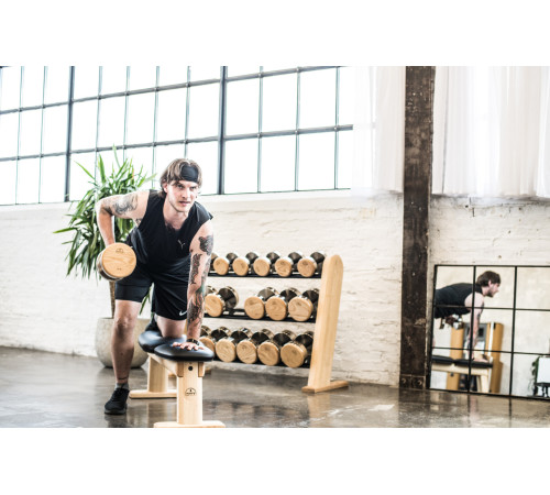 Стійка з гантелями NOHRD Oak Vintage