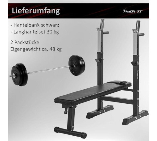 Лава Movit Fitness + набір гантелей 30 кг Лава Movit Fitness + набір гантелей 30 кг