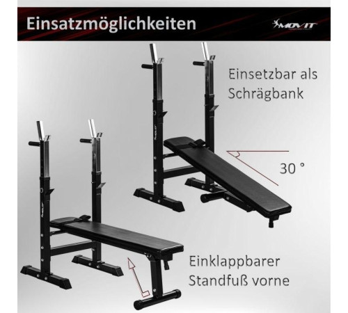 Лава Movit Fitness + набір гантелей 30 кг Лава Movit Fitness + набір гантелей 30 кг