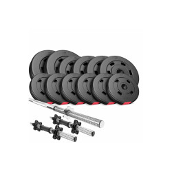 Набір Hop-Sport Premium 38 кг зі штангою та гантелями