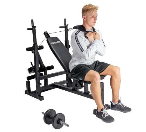 Лава багатофункціональна VIRTUFIT DELUXE зі стійками