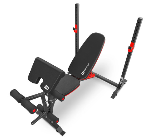 Набір Hop-Sport Premium 135 кг з лавою HS-1095, штангами та гантелями Набір Hop-Sport Premium 135 кг з лавою HS-1095, штангами та гантелями