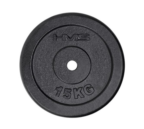 Диск HMS TCZ15 15 кг, чорний Диск HMS TCZ15 15 кг, чорний
