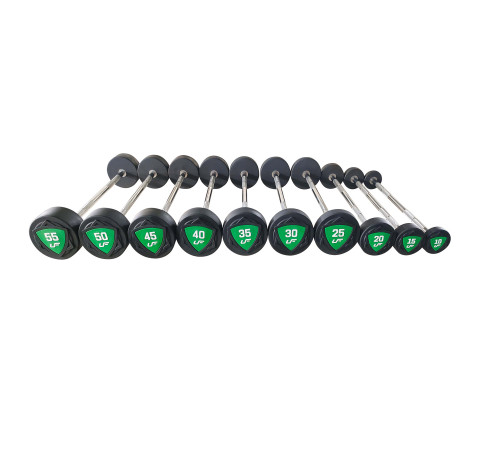 Штанги з прямим грифом UpForm 10-55 кг, 10 шт