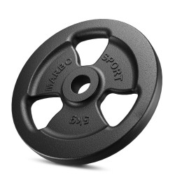 Диск металевий Tri Grips weight plate 5 кг 31 mm bore - Marbo Sport