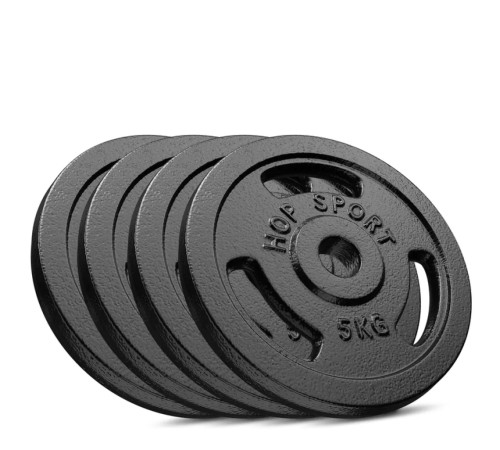 Набір дисків Hop-Sport Strong 4x5 кг Набір дисків Hop-Sport Strong 4x5 кг