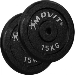  Набір чавунних дисків Movit 2 х 15 кг