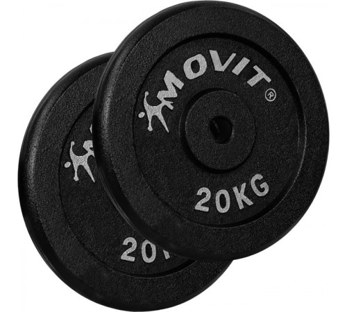 Набір ваг Movit 2 х 20 кг, чавун Набір ваг Movit 2 х 20 кг, чавун
