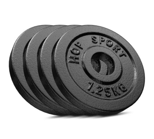 Набір дисків Hop-Sport Strong 4x1,25 кг Набір дисків Hop-Sport Strong 4x1,25 кг