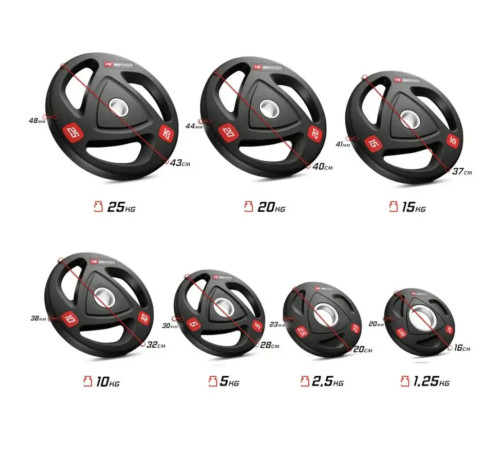 Диск олімпійський Hop-Sport 2,5 кг