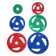 Диск олімпійський HouseFit OR-102-15, 15 кг зелений