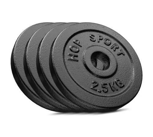 Набір дисків Hop-Sport Strong 4x2,5 кг Набір дисків Hop-Sport Strong 4x2,5 кг