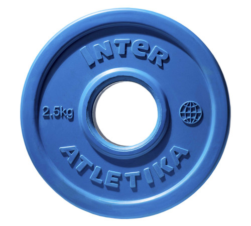 Диск InterAtletika LCA030-M 2,5 кг Диск InterAtletika LCA030-M 2,5 кг