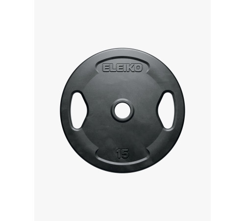 Диск обгумований з ручками Eleiko Grip Plate 15 кг