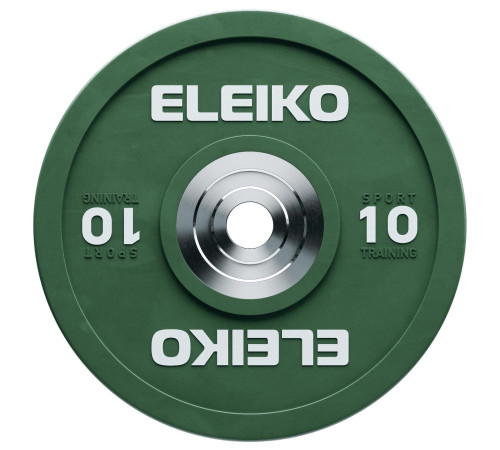 Диск тренувальний Eleiko 3062910-10 10 кг Диск тренувальний Eleiko 3062910-10 10 кг