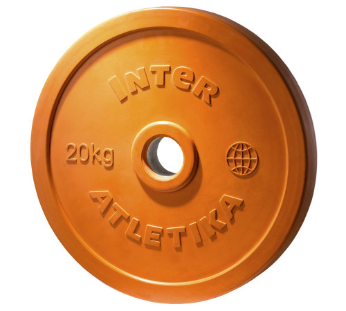 Диск InterAtletika LCA034-M 20 кг Диск InterAtletika LCA034-M 20 кг