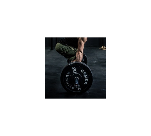 Бамперний диск 10 кг Bauerfitness AC-1562 Бамперний диск 10 кг Bauerfitness AC-1562