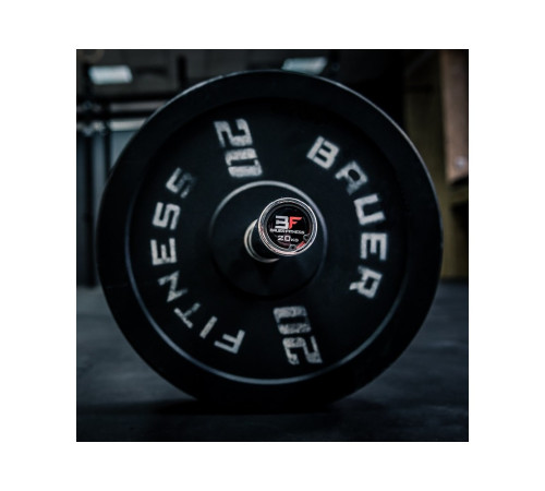 Бамперний диск 10 кг Bauerfitness AC-1562 Бамперний диск 10 кг Bauerfitness AC-1562