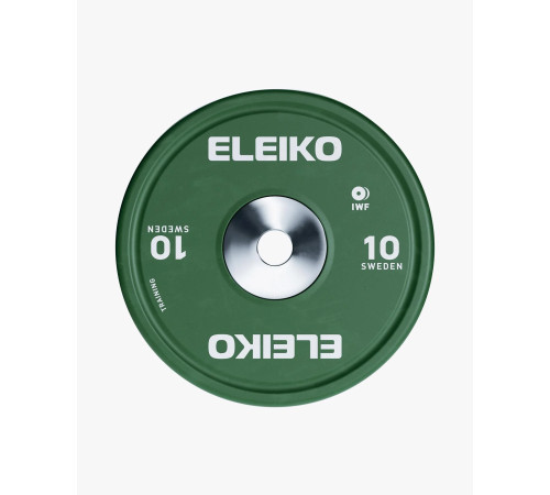 Диск тренувальний для важкої атлетики Eleiko IWF 10 кг