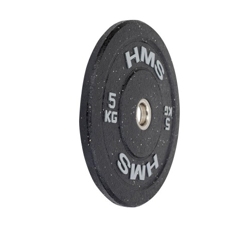 Диск олімпійський HMS HTBR05 5 кг, сірий Диск олімпійський HMS HTBR05 5 кг, сірий